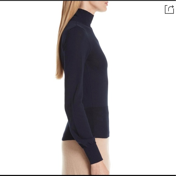 JACQUEMUS Baya Turtleneck Cutout Open Back Sweater - Picture 3 of 10